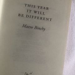 Hardback this year it will be different by maeve binchy