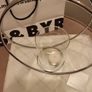 Chrome  contemporary candle holder Image 2