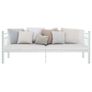 Bed Frame White Metal 90x200 cm Image 6