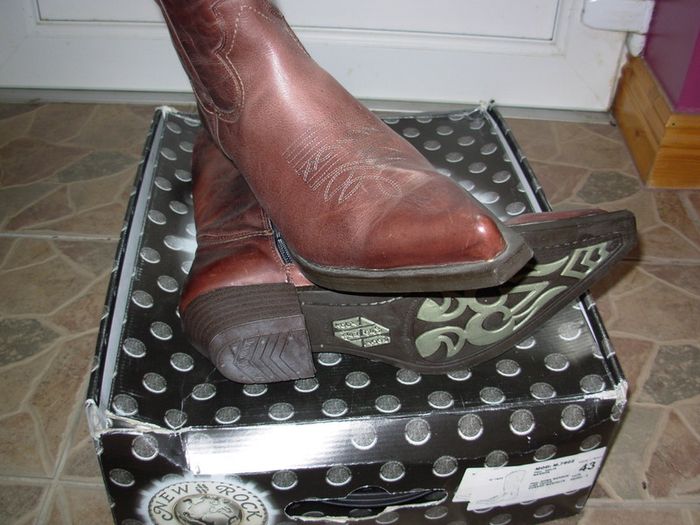 Oryginal Spanish Cowboy biker western boots by New rock 9 uk 43 eu