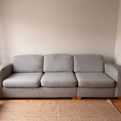 Grey Fabric DFS sofa