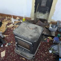 wood burning stove
