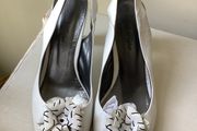 Leather heels, as new, UK 6