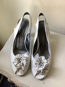 Leather heels, as new, UK 6