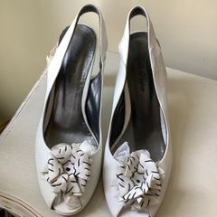 Leather heels, as new, UK 6
