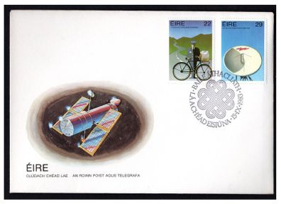 1983 Ireland World Communication Year Commemorative Stamps P&T First Day Cover (FDC)
