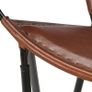 Chair Brown Real Leather Image 5