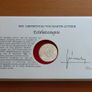 Martin Luther Silver Proof 1983 in East Germany DDR stamp cover. Image 7