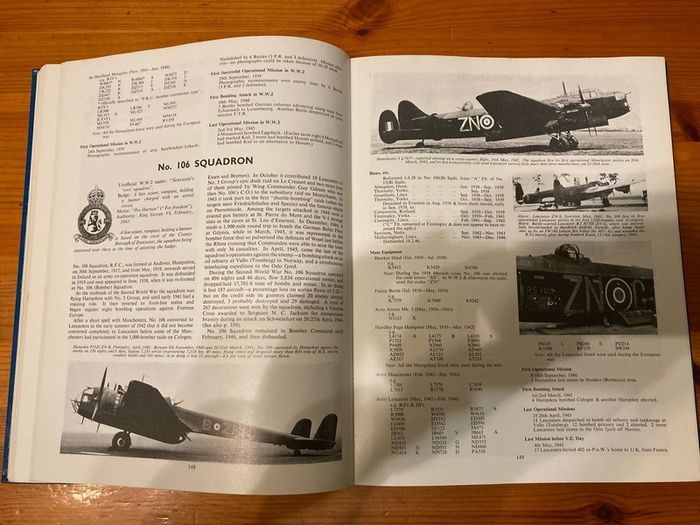 Military book:'Bomber Squadrons Of The R.A.F. And Their Aircraft'