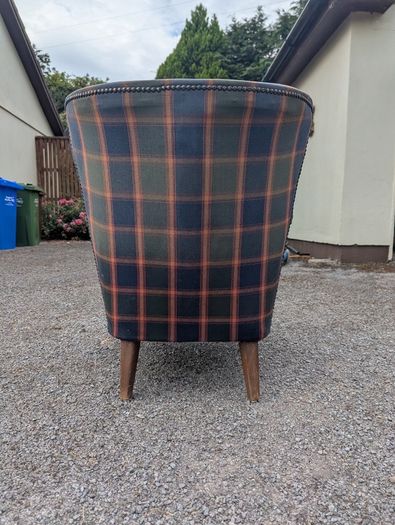 Tartan Style Arm Chair