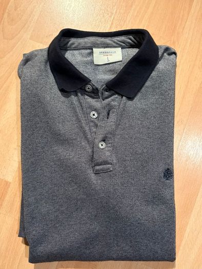 Grey Springfield Polo Shirt