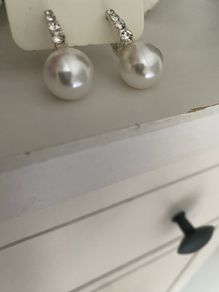 Beautiful Pearl earrings with stunning designs and details..Brand New Never Worn