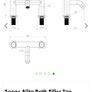 Sonas Alita Bath Filler Bathroom Tap Chrome Image 4
