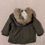 Warm fleece lined Hooded Parka Jacket Image 5