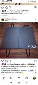 Portable Irish dancing floors