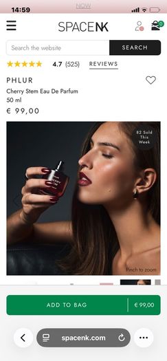 New PHLUR Cherry Stem EDP 50mls