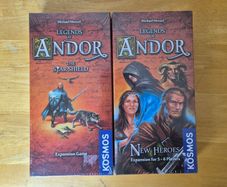 Legends of Andor Board Game Expansions Set (The Star Shield & New Heroes) - Brand New Sealed