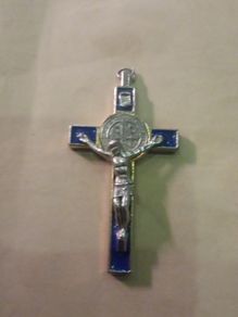 Vintage St Benedict  Crucifix