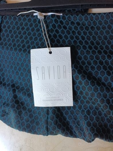 Savida Petrol Jacquard  Leggins.   S. 14.  B.N.W.T.