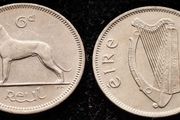 [#118] - Ireland 1968 | 6 Pence | Wolfhound | KM.13a | MS