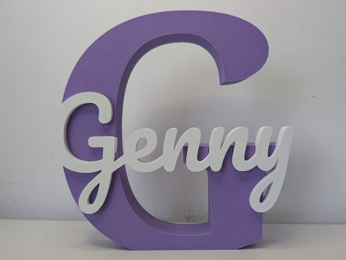Personalized Initial Name Sign