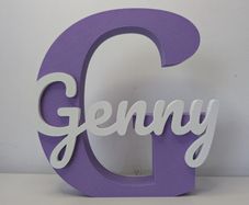 Personalized Initial Name Sign