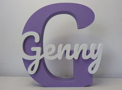 Personalized Initial Name Sign
