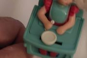 Vintage Barbie doll in Highchair (516) 1