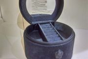 Velvet Round Jewellery Box