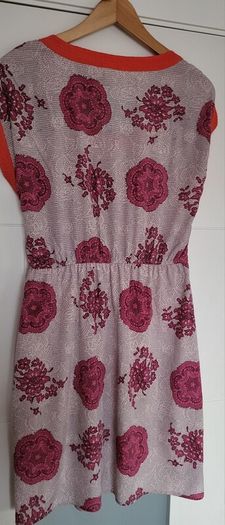 Maison Jules abstract printed dress with pockets Sz M (Fit 10-12 UK)