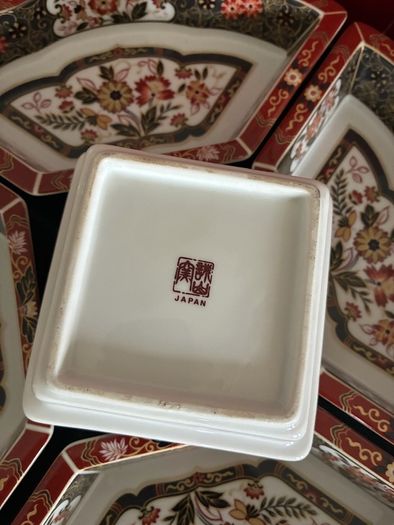Vintage Japanese Rotating Serving Dish Set