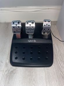 Logitech G29 steering wheel, pedals and shifter.