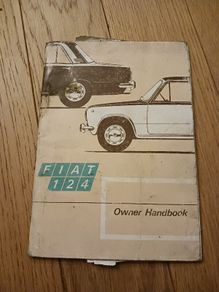 fiat 124 owner handbook