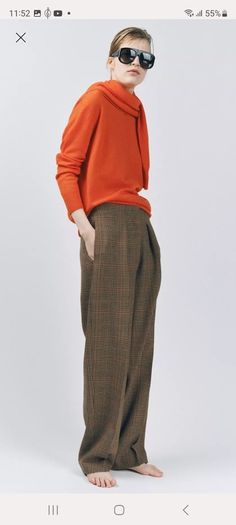Zara Collection brand New Check Darted Trousers size L with Tag