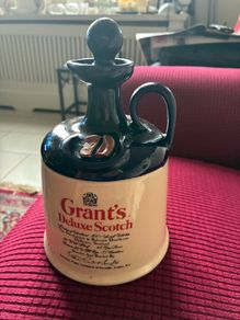 Rare Grants Deluxe Scotch Ceramic Decanter