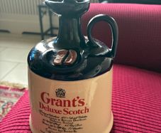 Rare Grants Deluxe Scotch Ceramic Decanter