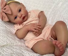 19 Inch 48cm Reborn Baby Doll with Cuddly Body Realistic Doll