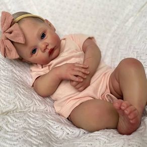 19 Inch 48cm Reborn Baby Doll with Cuddly Body Realistic Doll