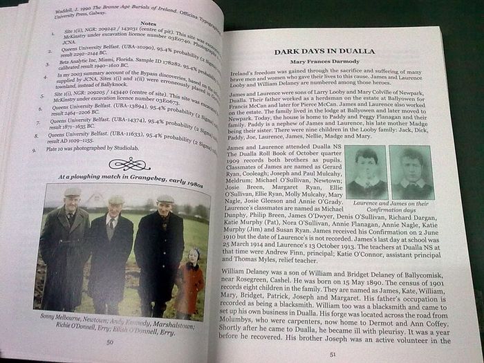 Boherlahan Dualla Historical Journal 2012 Ireland Irish Tipperary local history