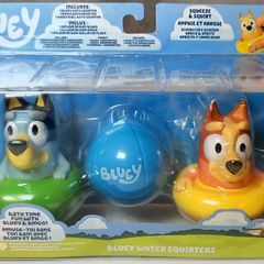 Brand New Bluey Bath Squirters 3Pack (Bluey, Bingo & Ball)  Unopened / Sealed
