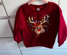 Christmas reindeer jumper age 4