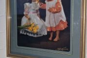Vintage Framed Art print Betty Morris Hamilton