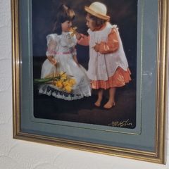 Vintage Framed Art print Betty Morris Hamilton