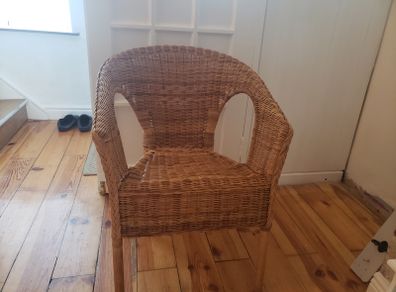 Ikea rattan chair