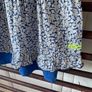 skirt superdry mini skirt medium blue & white floral Image 4