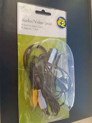 PRICE REDUCED TO SELL!! Brand New Scart To Scart 21 Pin Audio/video Lead