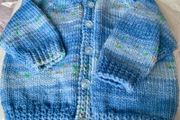 Hand knit Baby Cardigan