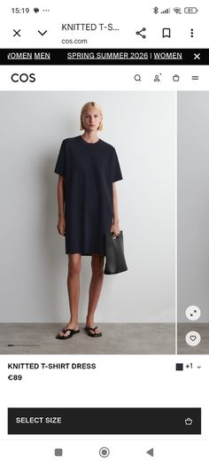 Coss  Ladies Teashirt Dress