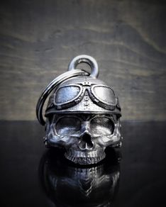 Bravo 3D Helmet Skull Guardian Spirit Bell Motorcycle Motorbike Biker Gift