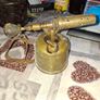Beautiful Old Brass Soldering Blow Lamp Postage Available Image 2